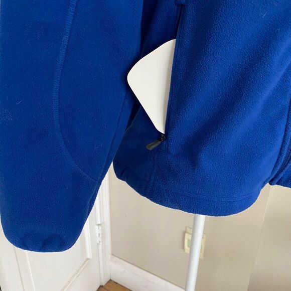 L.L. Bean Polartec Windbloc Blue Zip Up Athletic Jacket SZ S - Picture 6 of 15